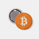 Bitcoin-Standard (Öl, Stil: 1) Magnet (Vorderseite/Rückseite)