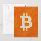 Bitcoin-Standard (Öl, Stil: 1) Postkarte (Vorne/Hinten)