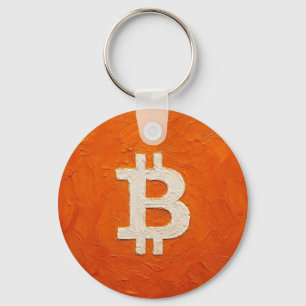 Bitcoin-Standard (Öl, Stil: 2) Schlüsselanhänger