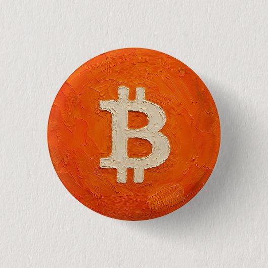 Bitcoin-Standard (Öl, Stil: 3) Button (Vorderseite)