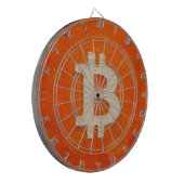 Bitcoin-Standard (Öl, Stil: 3) Dartscheibe (Vorderseite Links)