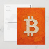 Bitcoin-Standard (Öl, Stil: 3) Postkarte (Vorne/Hinten)