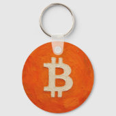 Bitcoin-Standard (Öl, Stil: 3) Schlüsselanhänger (Rückseite)