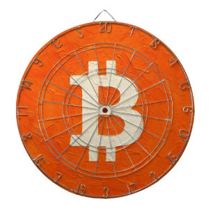 Bitcoin-Standard (Öl, Stil: 4) Dartscheibe