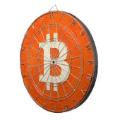 Bitcoin-Standard (Öl, Stil: 4) Dartscheibe (Vorderseite rechts)