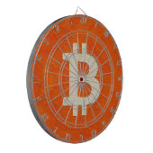 Bitcoin-Standard (Öl, Stil: 4) Dartscheibe (Vorderseite Links)