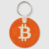 Bitcoin-Standard (Öl, Stil: 4) Schlüsselanhänger (Rückseite)