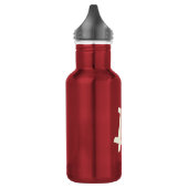 Bitcoin Standard ₿ (Red) Edelstahlflasche (Links)