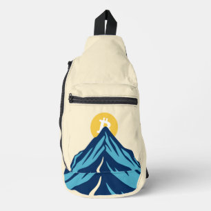 Bitcoin steigend crossbody bag