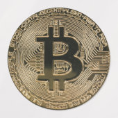 Bitcoin Stickers Etiketten (Design 1)
