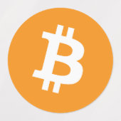 Bitcoin Stickers Etiketten (Design 2)