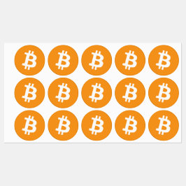 Bitcoin Stickers Etiketten
