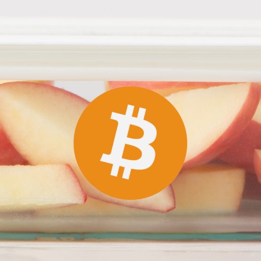 Bitcoin Stickers Etiketten (Befestigt)