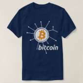 Bitcoin-Stickertshirt T-Shirt (Design vorne)