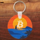 Bitcoin-Strand Schlüsselanhänger (Vorderseite)