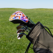 Bitcoin-Straßenkunst (Orange Malerei Nr. 2) Golf Headcover (In SItu)