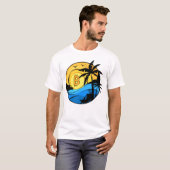 Bitcoin Summer - Kryptomünze T-Shirt (Vorne ganz)