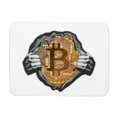 Bitcoin Super Hero Magnet (Horizontal)
