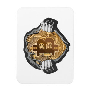 Bitcoin Super Hero Magnet