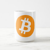 Bitcoin-Tasse Kaffeetasse (Mittel)