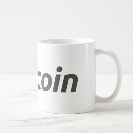 Bitcoin-Tasse Kaffeetasse (Rechts)