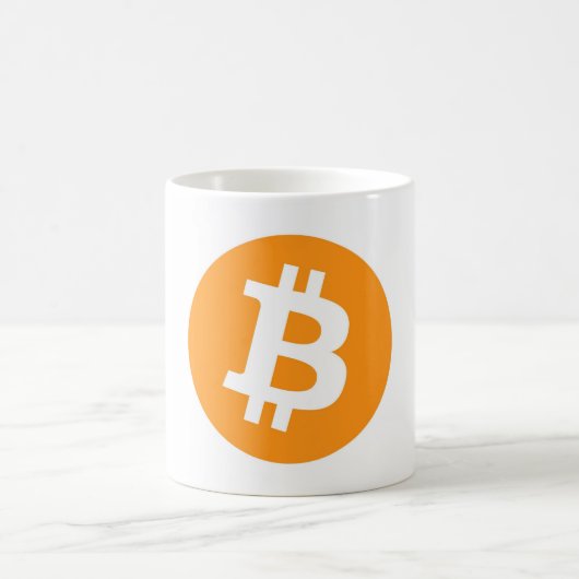 Bitcoin-Tasse Kaffeetasse (Mittel)