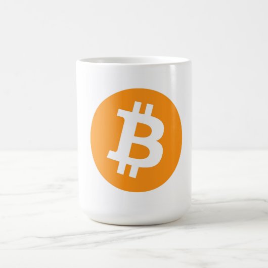 Bitcoin-Tasse Kaffeetasse (Mittel)