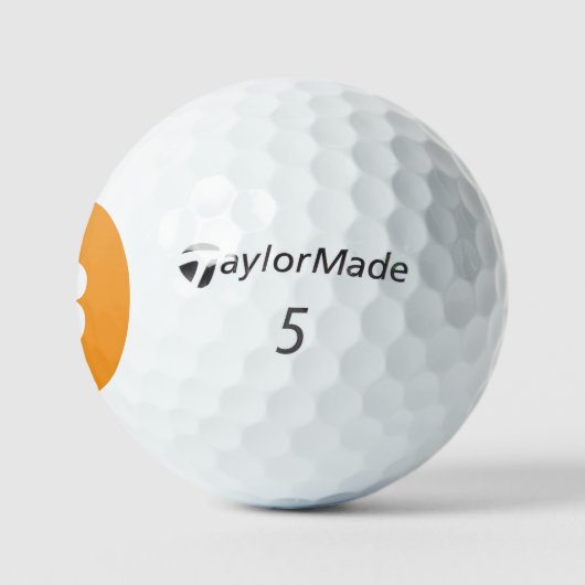 Bitcoin TaylorMade TP5 Dutzend Golf Balls Golfball (Logo)