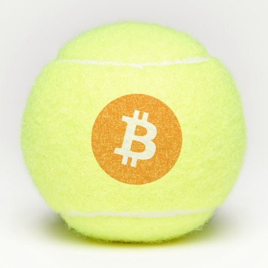 Bitcoin Tennis Ball (Vorderseite)