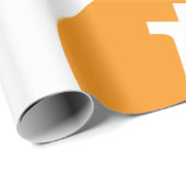 Bitcoin Theme Wrapping Paper Geschenkpapier (Rolleneckpunkt)