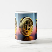 Bitcoin Themed Drinks Tasse (Mittel)