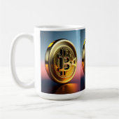 Bitcoin Themed Drinks Tasse (Links)