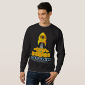 Bitcoin To the Moon & Back Bitcoin Cryptocurrency  Sweatshirt (Vorne ganz)