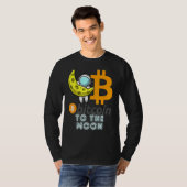 Bitcoin To The Moon Blockchain Cryptocurrency Cry T-Shirt (Vorne ganz)