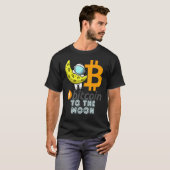 Bitcoin  To The Moon Blockchain Cryptocurrency Cry T-Shirt (Vorne ganz)