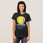 Bitcoin To The Moon Crypto Currency Hodl T-Shirt (Vorne ganz)