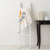 Bitcoin Trader Grunge Text Circle Kontur Weiß Sherpadecke (Beispiel)