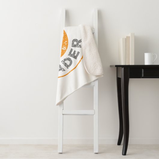 Bitcoin Trader Grunge Text Circle Kontur Weiß Sherpadecke (Beispiel)