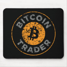 Bitcoin Trader Grunge Text Circle Outl. Black Gray