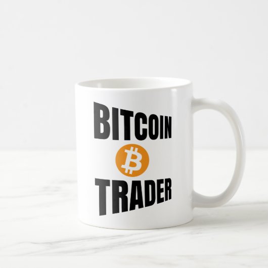 Bitcoin Trader Perspektivtext Kaffeetasse (Rechts)