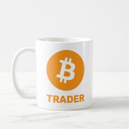 Bitcoin Trading-Logo Kaffeetasse