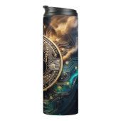 Bitcoin Tumbler Thermosbecher (Nach rechts gedreht)