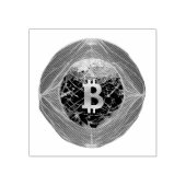 Bitcoin Universe – The Cosmic Crypto Stamp Gummistempel (Prägung)