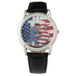 Bitcoin USA Armbanduhr