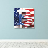 Bitcoin USA Leinwanddruck (Insitu (Holzboden))