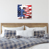 Bitcoin USA Leinwanddruck (Insitu (Schlafzimmer))