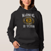 Bitcoin  Warning May Spontaneously Bitcoin BTC Cry Hoodie (Vorderseite)