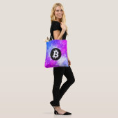 Bitcoin-Wasserfarbe (Stil 2 - Miami) Tasche (Am Model)