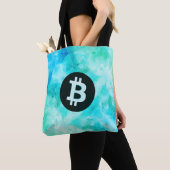 Bitcoin Watercolor (Style 3 - Beach Life) Tasche (Von Nahem)