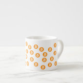 Bitcoin Wave BTC Crypto Token Espressotasse (Vorderseite Rechts)